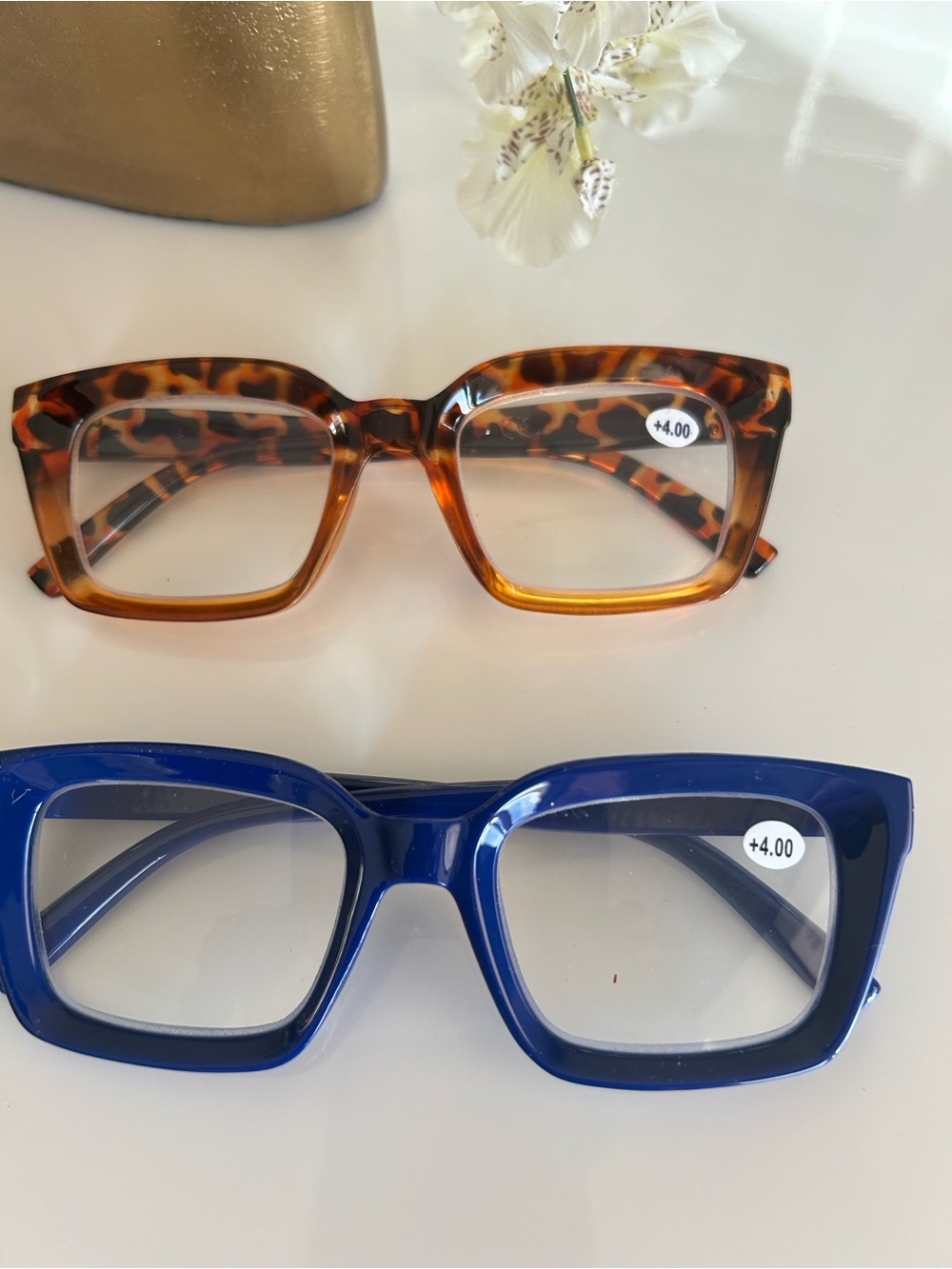 2 Reading Glasses +4.00 | Lightweight Fashion Frames